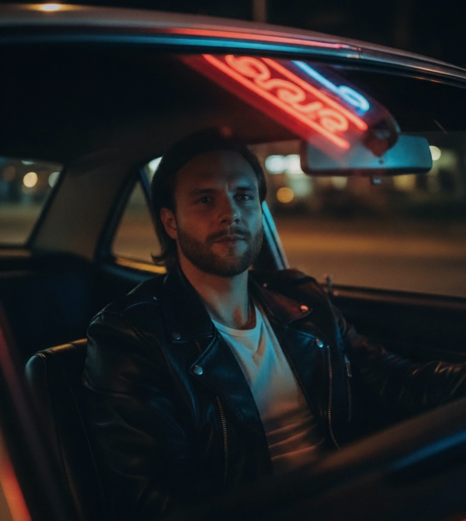 Piers Mayers Driving Neon